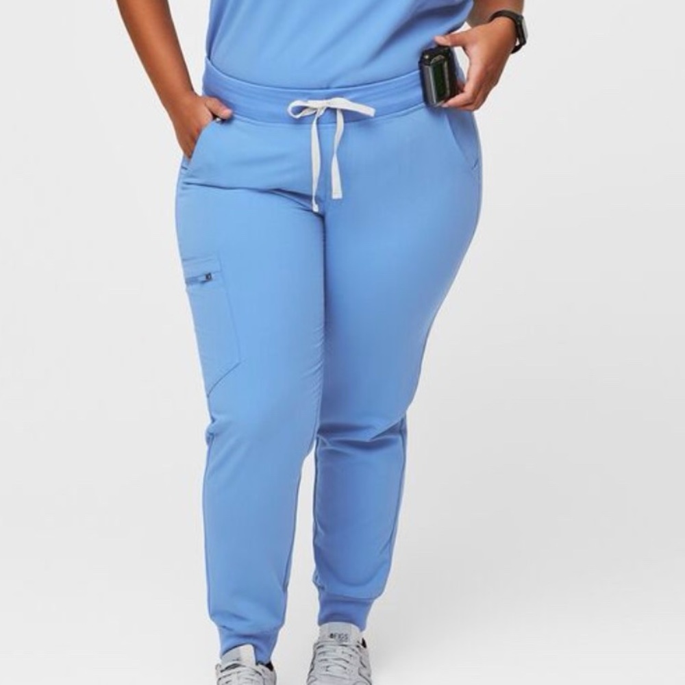 Figs Zamora Jogger Scrub Pants, Ceil Blue, MP